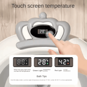 baignoire bébé pliable sur pied
